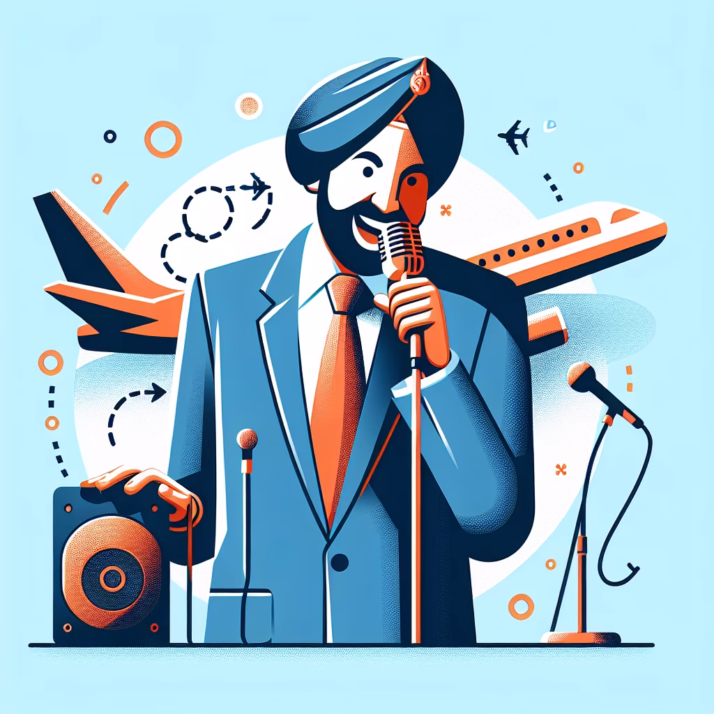 Crossword clue: Comedian Kunal (once banned by major airlines)