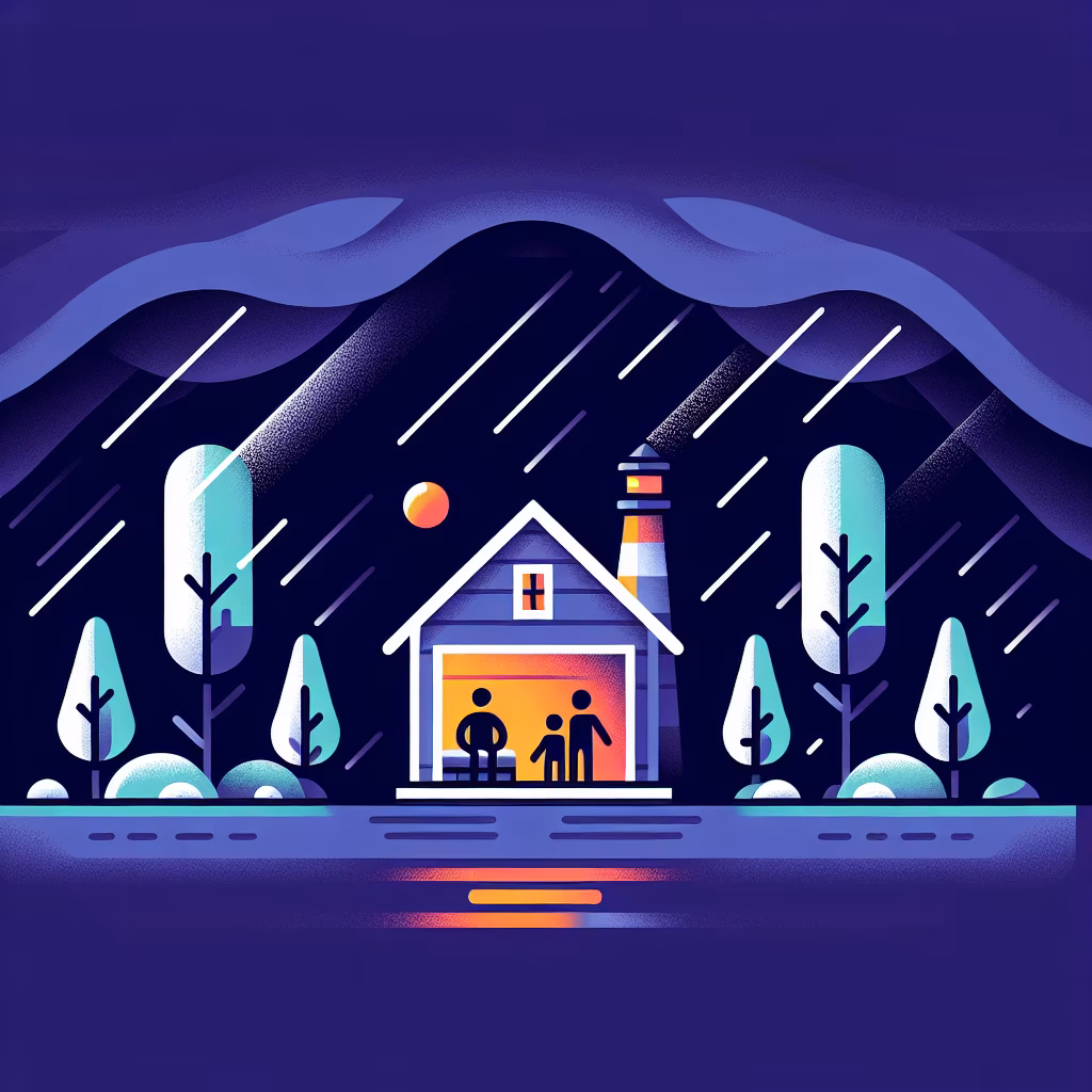 Crossword clue: Safe place in a storm
