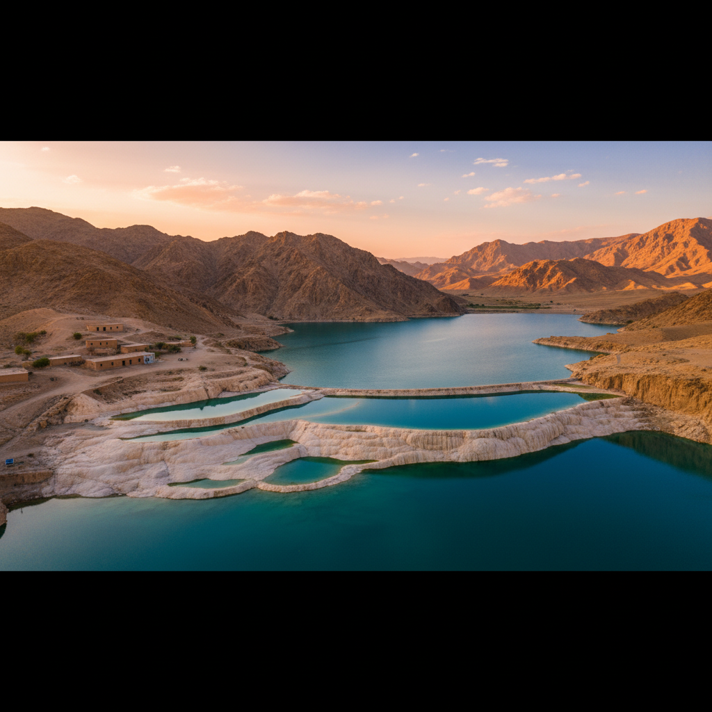 Band-e-Amir lakes turquoise blue Afghanistan Bamyan scenic