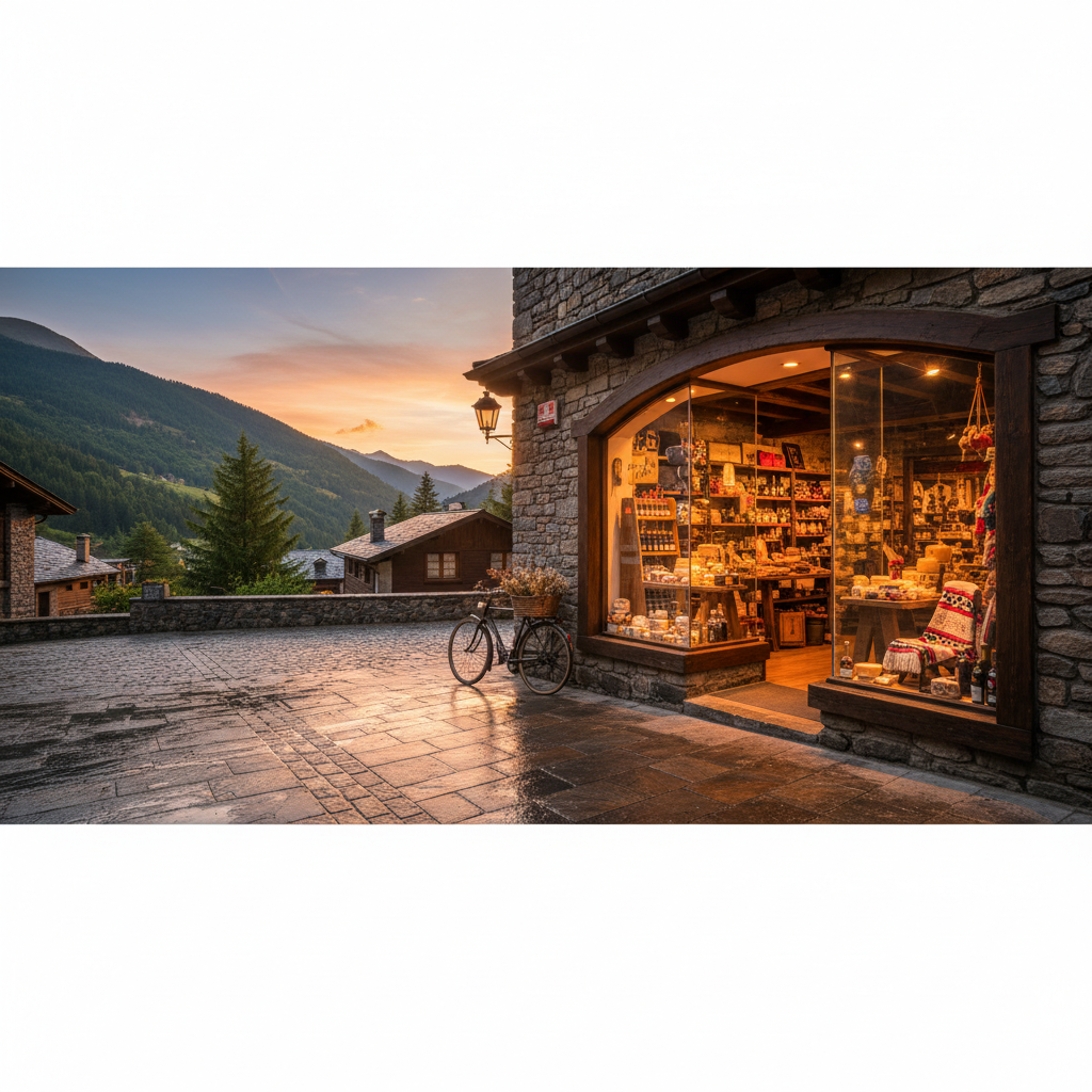 Andorra boutique shop window horizontal