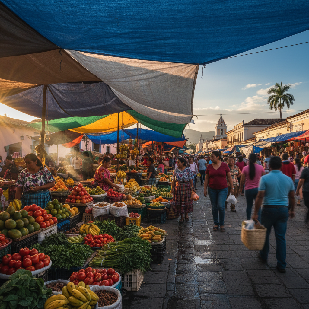 Antigua and Barbuda local market shopping
