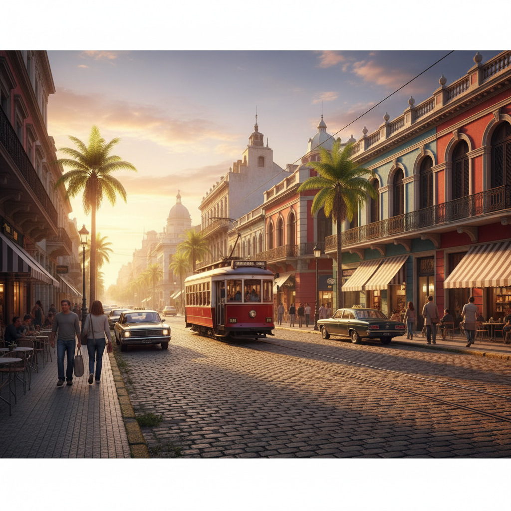 Buenos Aires street scene horizontal