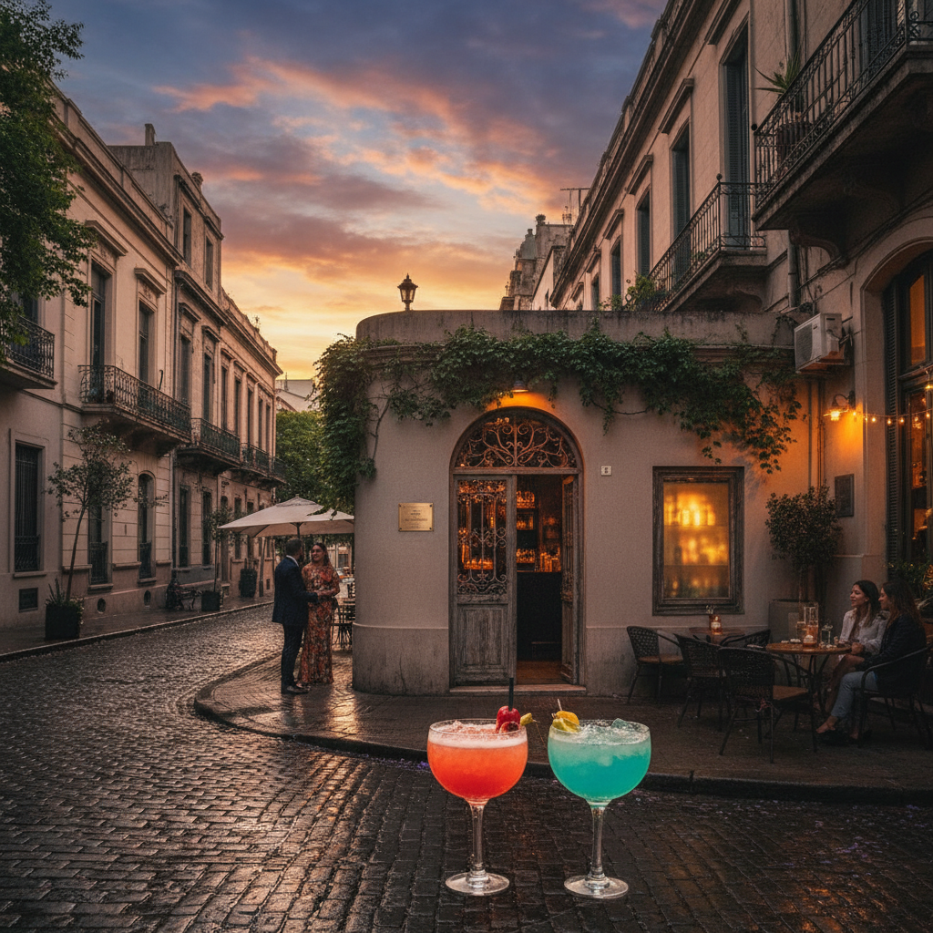 Buenos Aires Palermo nightlife bar speakeasy cocktails ambiance