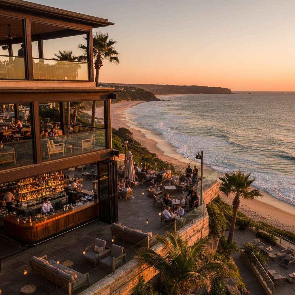young adults at Australian pub