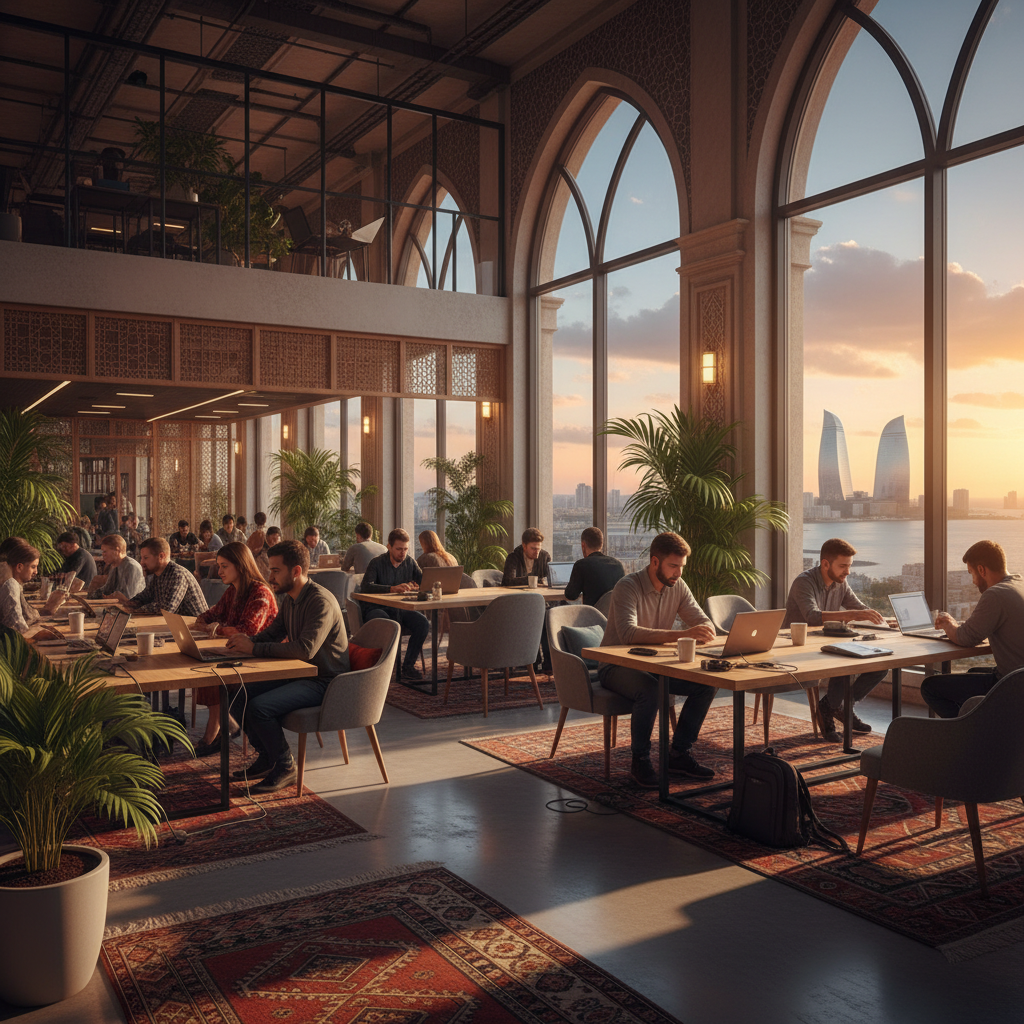 Woman working remotely on a laptop in a park