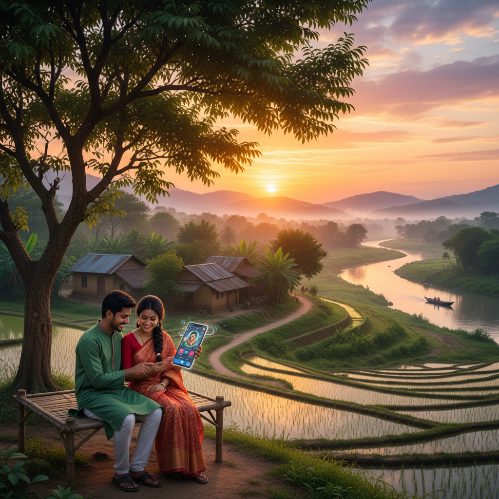 online dating app usage Bangladesh horizontal