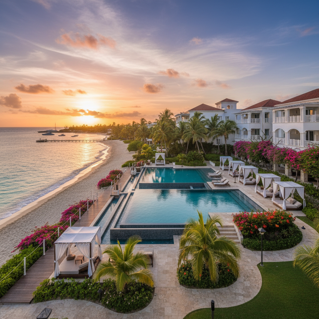 Sandy Lane Hotel Barbados luxury beach resort pool
