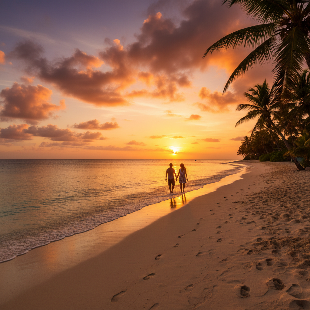 Bathsheba Barbados dramatic Atlantic coast rocks surfers sunset