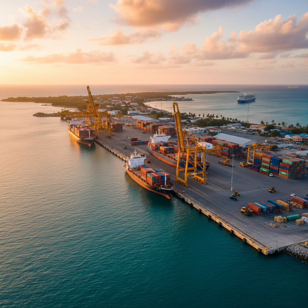 Belize economic activity port docks
