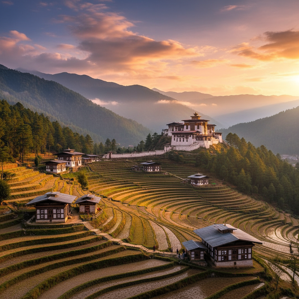 Bhutan young adults cafe meeting horizontal