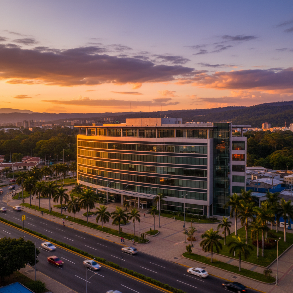 modern office building Santa Cruz Bolivia horizontal