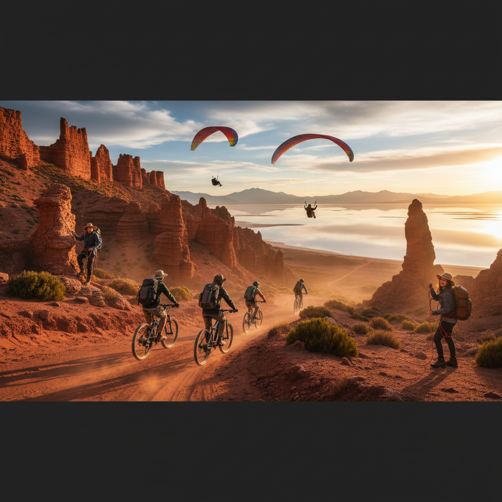 group of friends joining activities Bolivia horizontal