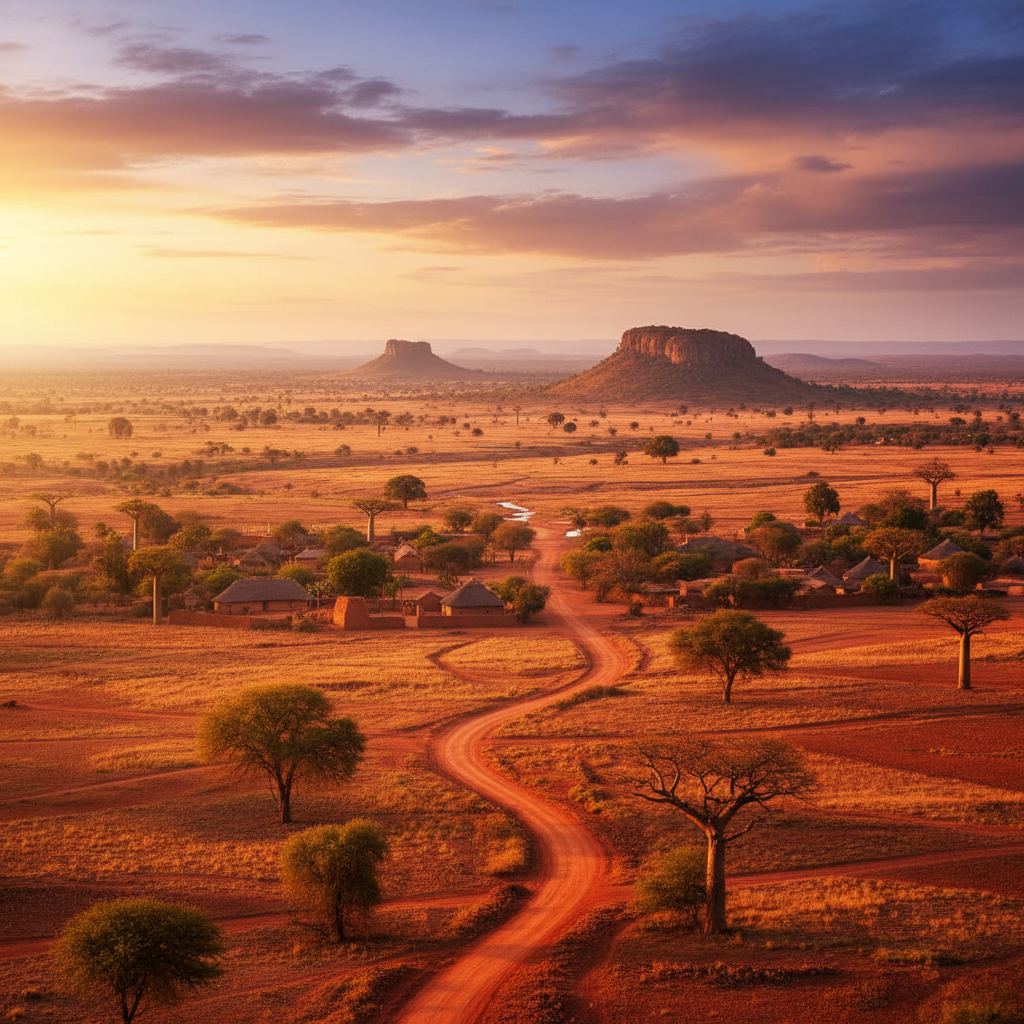 Burkina Faso overview landscape horizontal