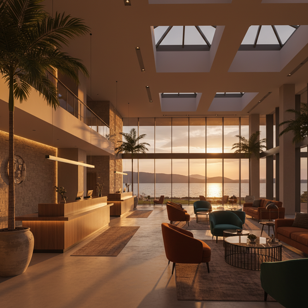 Burundi hotel lobby modern horizontal