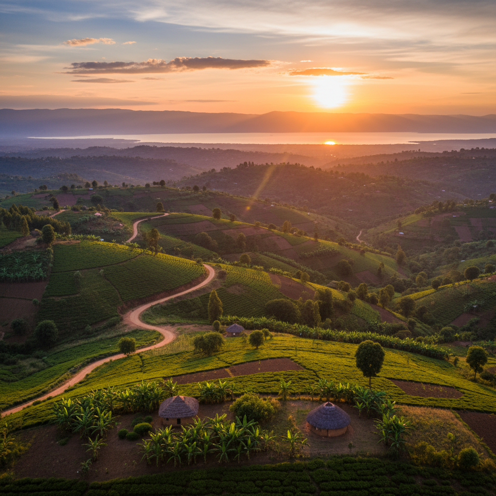 Burundi landscape overview horizontal
