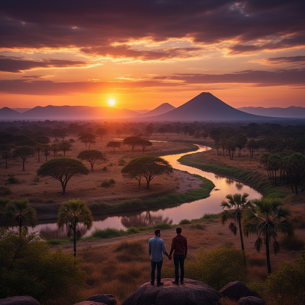 romantic dinner setting in Yaounde Cameroon horizontal