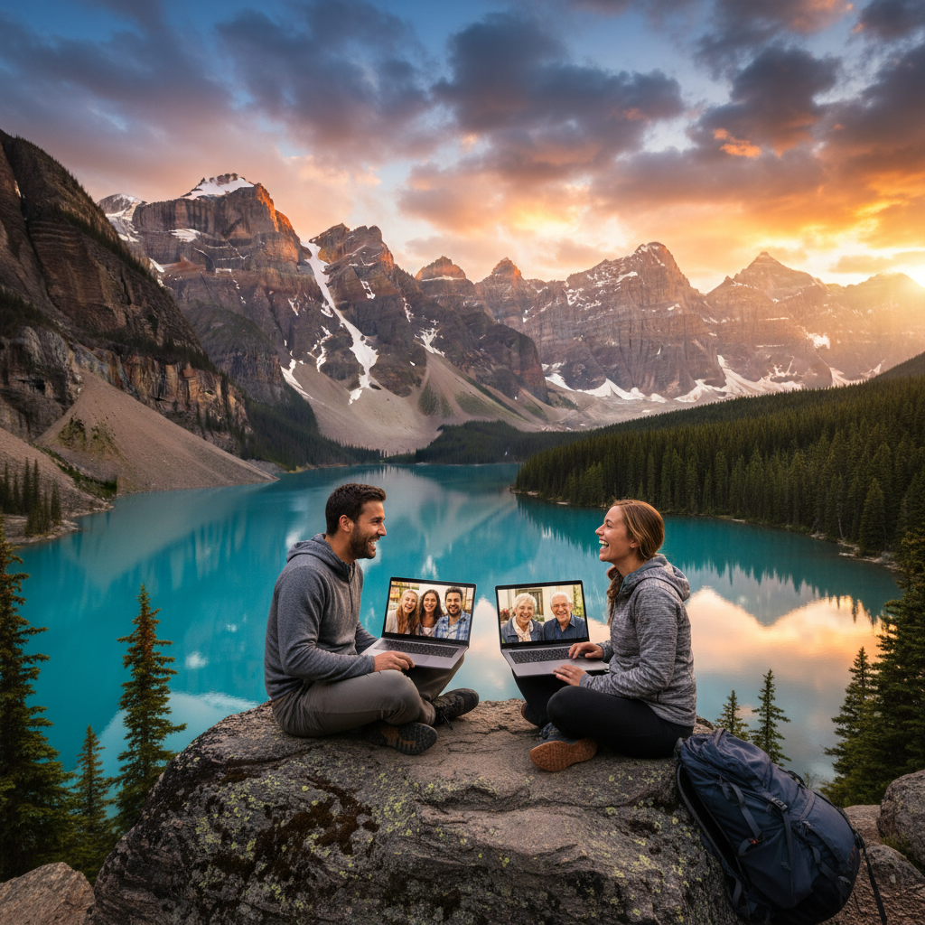 Diverse group of young Canadians joining an activity, horizontal
