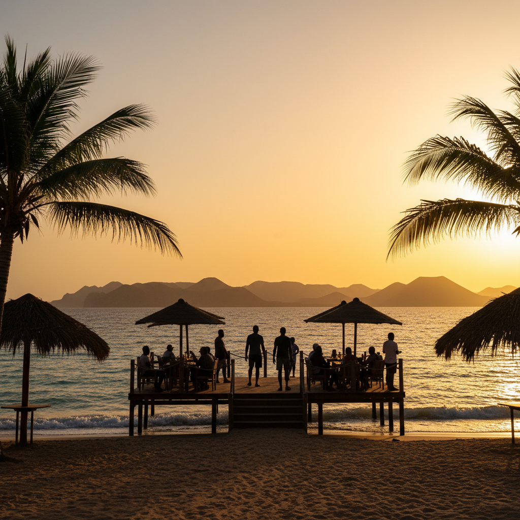 Djibouti hotel lobby modern comfortable horizontal