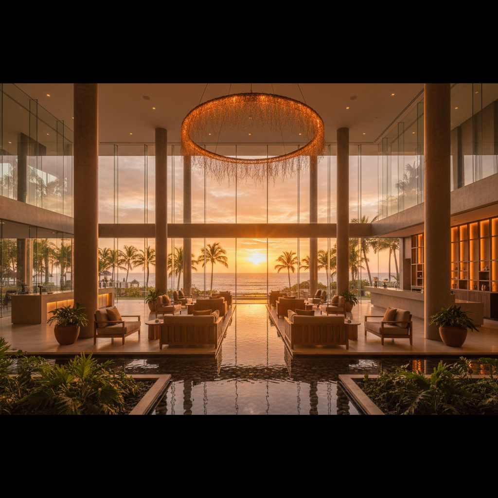 El Salvador beach resort luxury Las Flores Pacific sunset