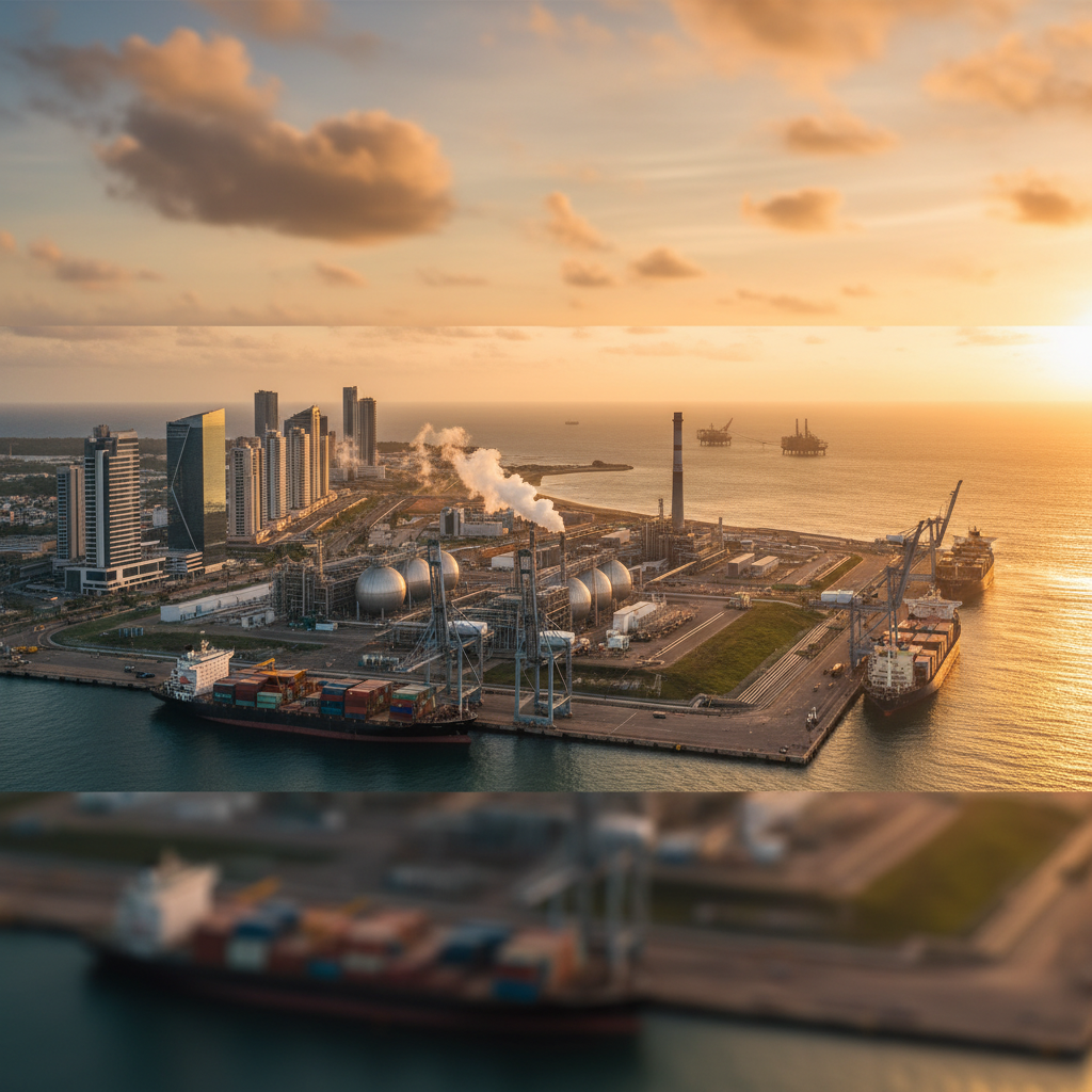 modern economic activity Equatorial Guinea horizontal