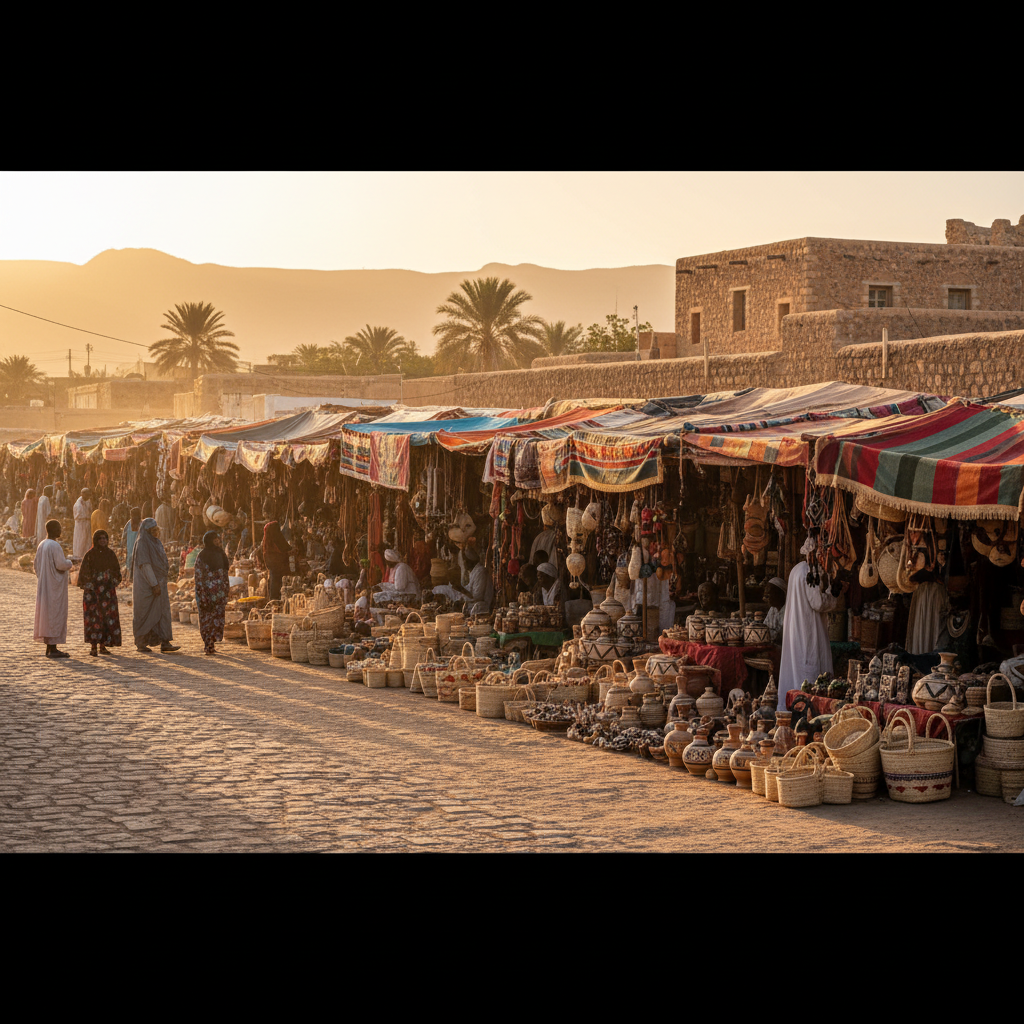 Eritrea traditional crafts market horizontal