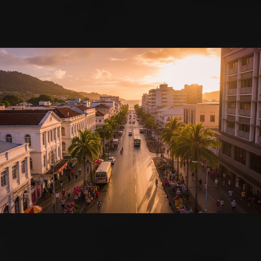 Suva city Nadi Denarau Mamanuca Islands travel collage Fiji