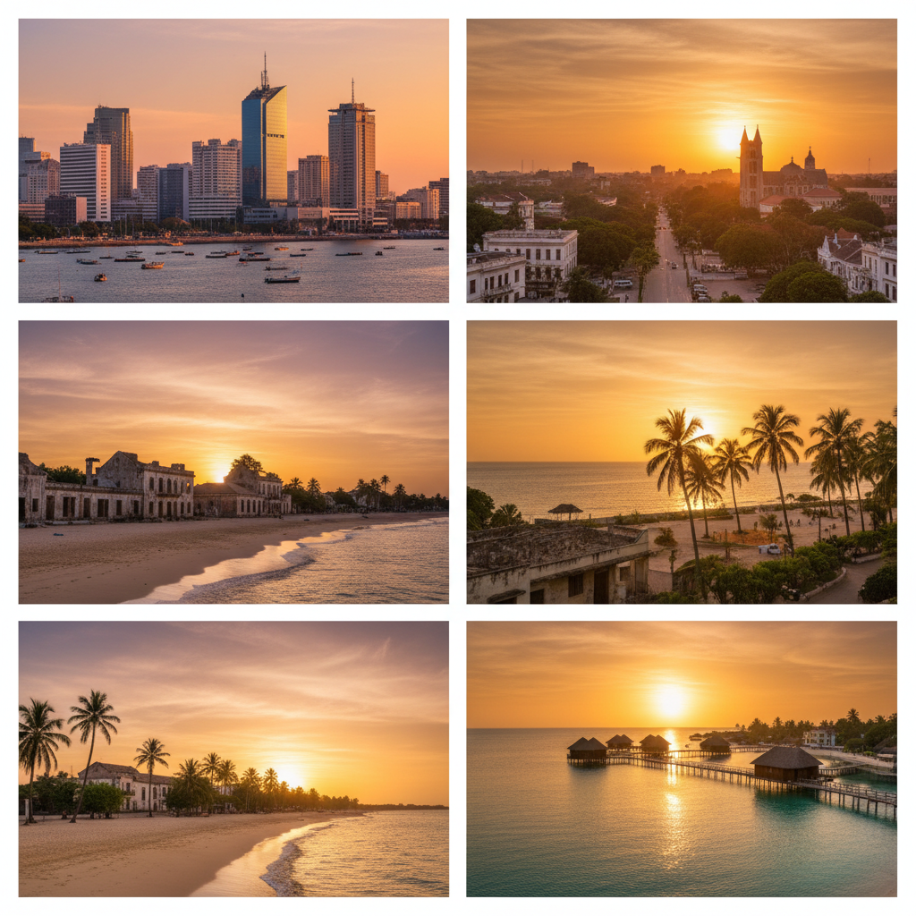 Abidjan Cocody Grand-Bassam Assinie travel collage