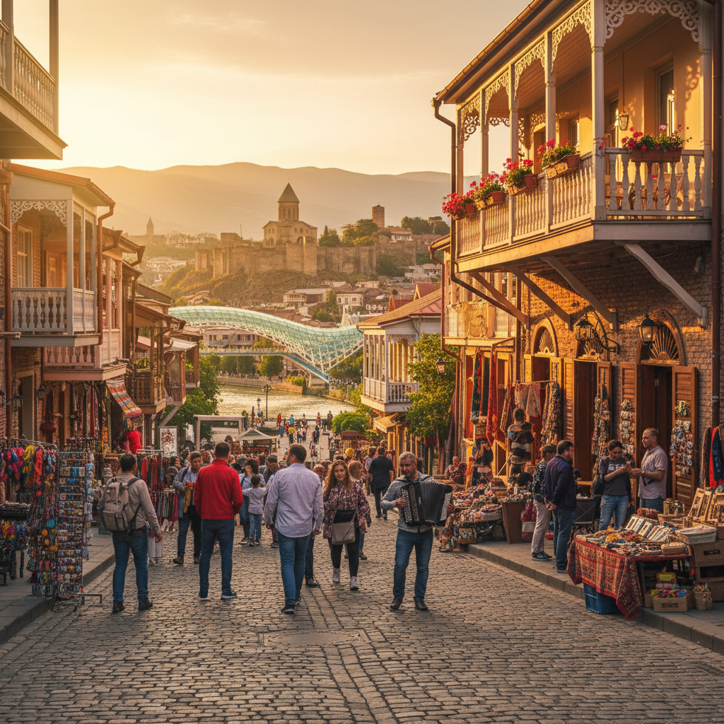 overview of Georgia cityscape horizontal