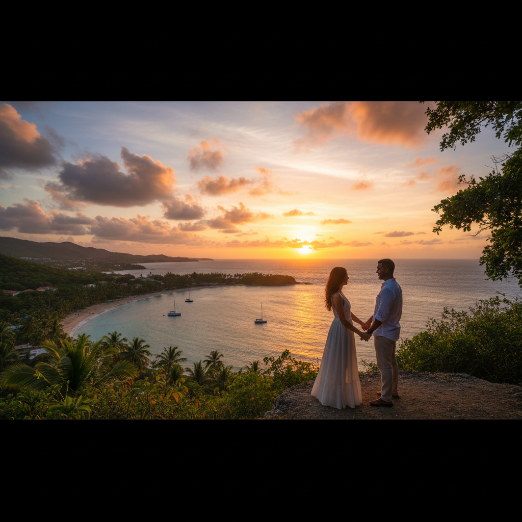 Grenada Caribbean nutmeg spice plantation tropical lush island scenery