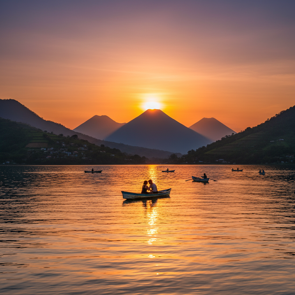 Tikal Guatemala ancient Maya pyramid jungle sunrise mist