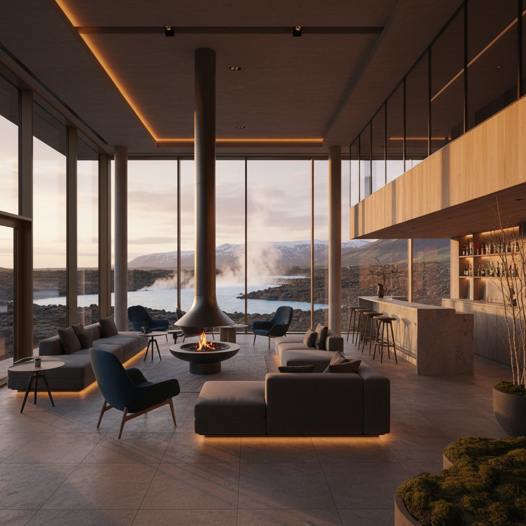 ION Adventure Hotel Iceland dramatic volcanic landscape design