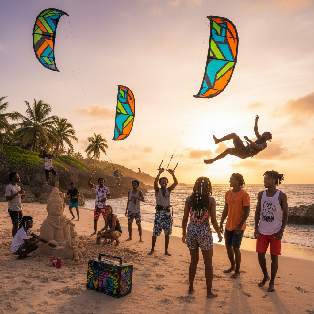 Mauritius sega dance beach sunset vibrant cultural scene