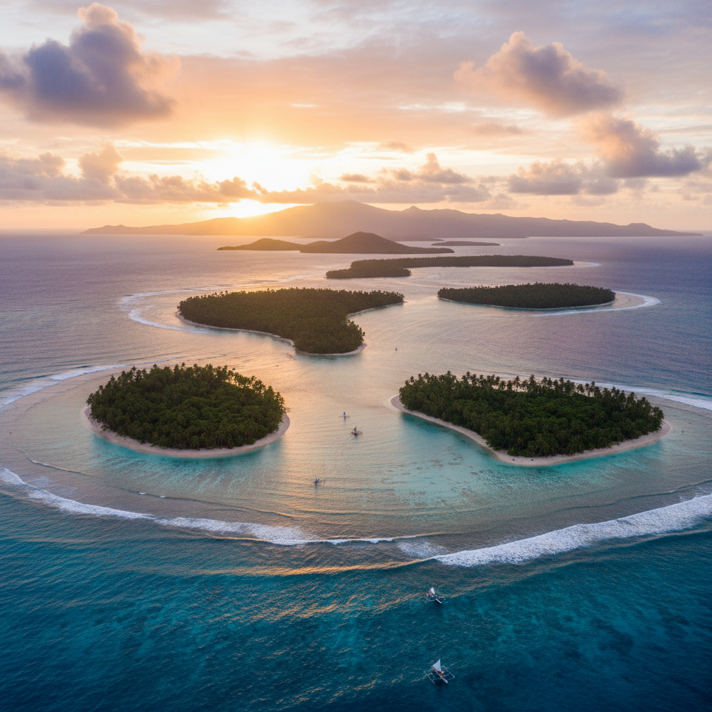 overview of Micronesia islands landscape horizontal
