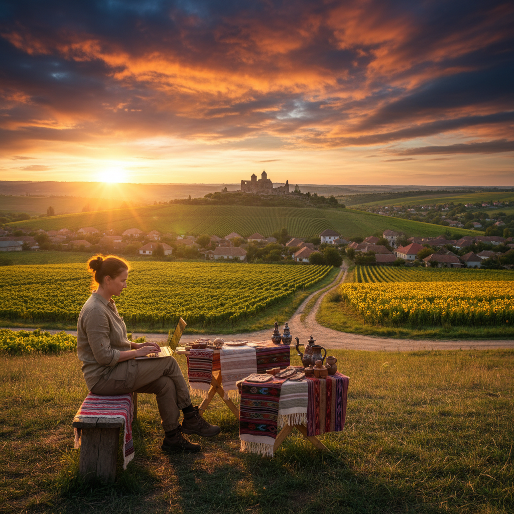 Moldova entrepreneur working horizontal