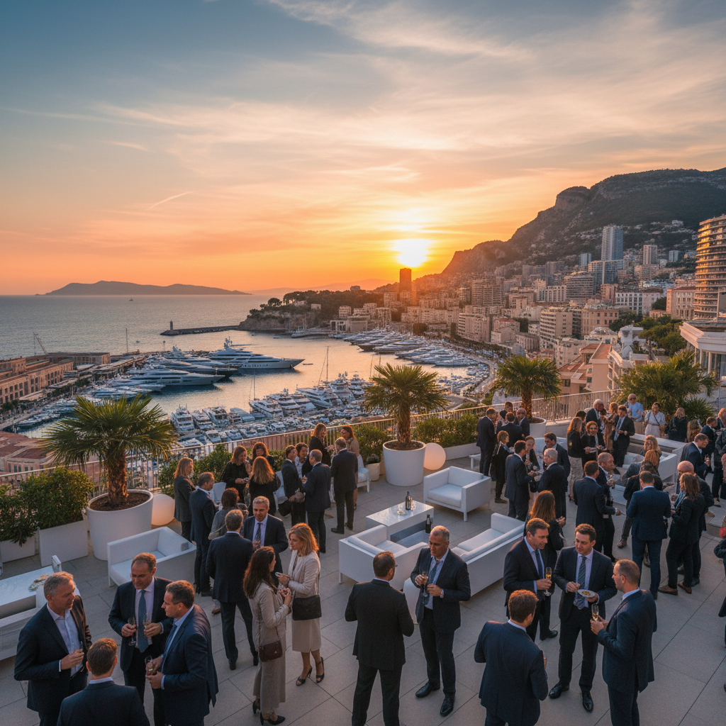 Young professional smartphone Monte Carlo Monaco luxury cafe terrace