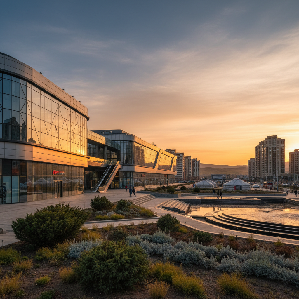 Modern shopping mall Mongolia