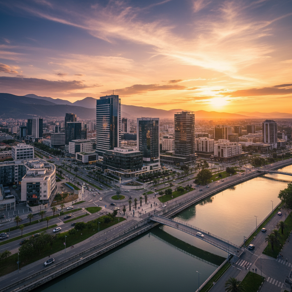 Montenegro cafe interior Budva, people chatting over coffee