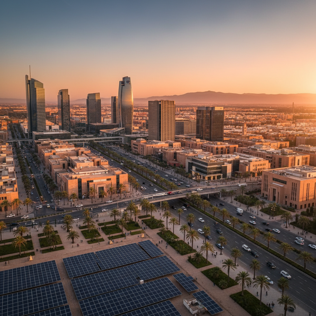 Moroccan economy modern business horizontal