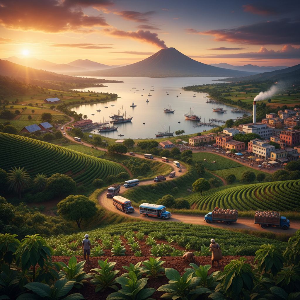 Nicaragua economy market horizontal