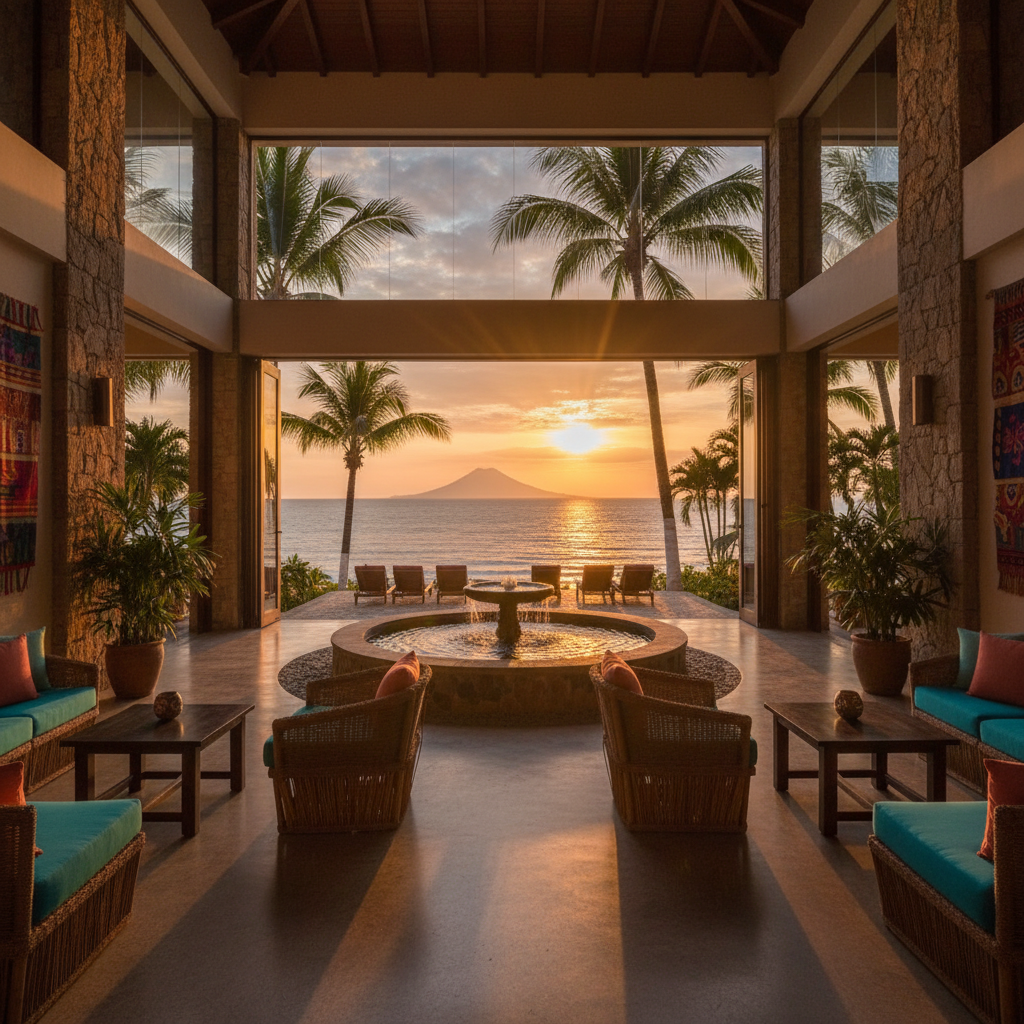 Nicaragua hotel lobby horizontal