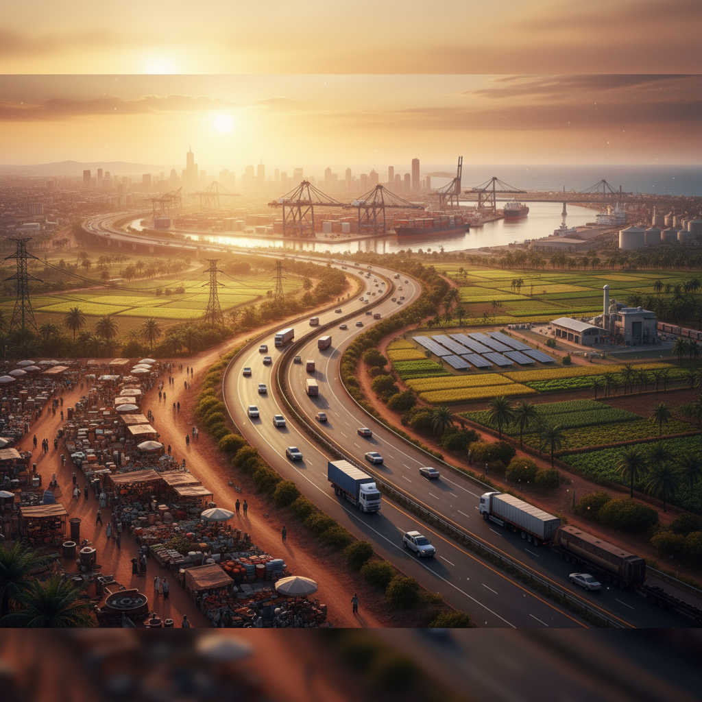 Nigerian business meeting horizontal