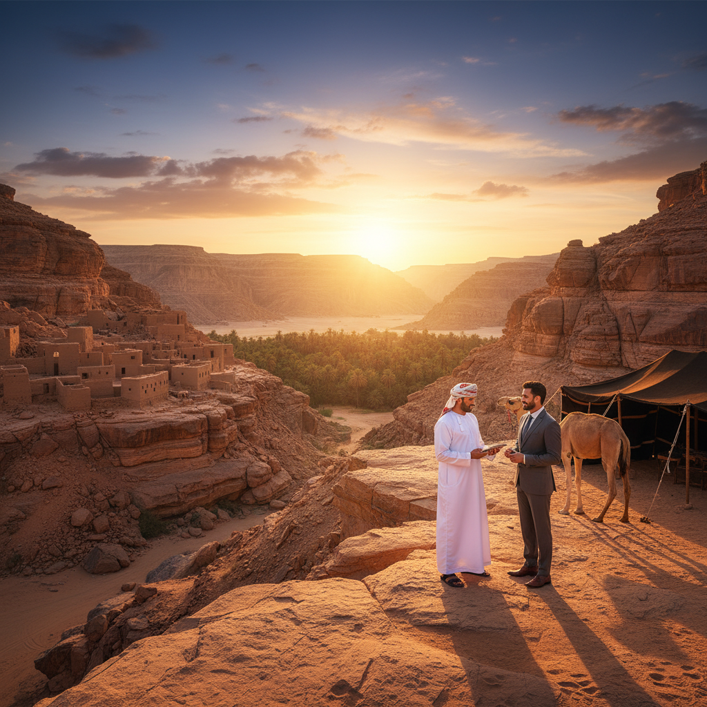 Oman business professional meeting