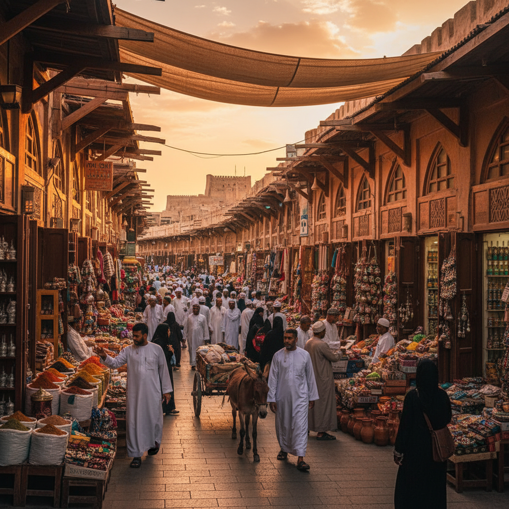 Oman modern architecture cityscape