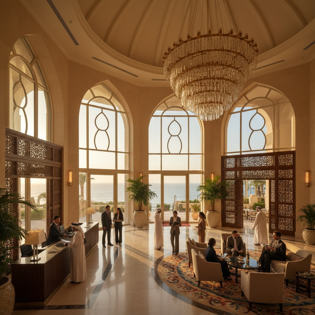 Oman luxury hotel interior