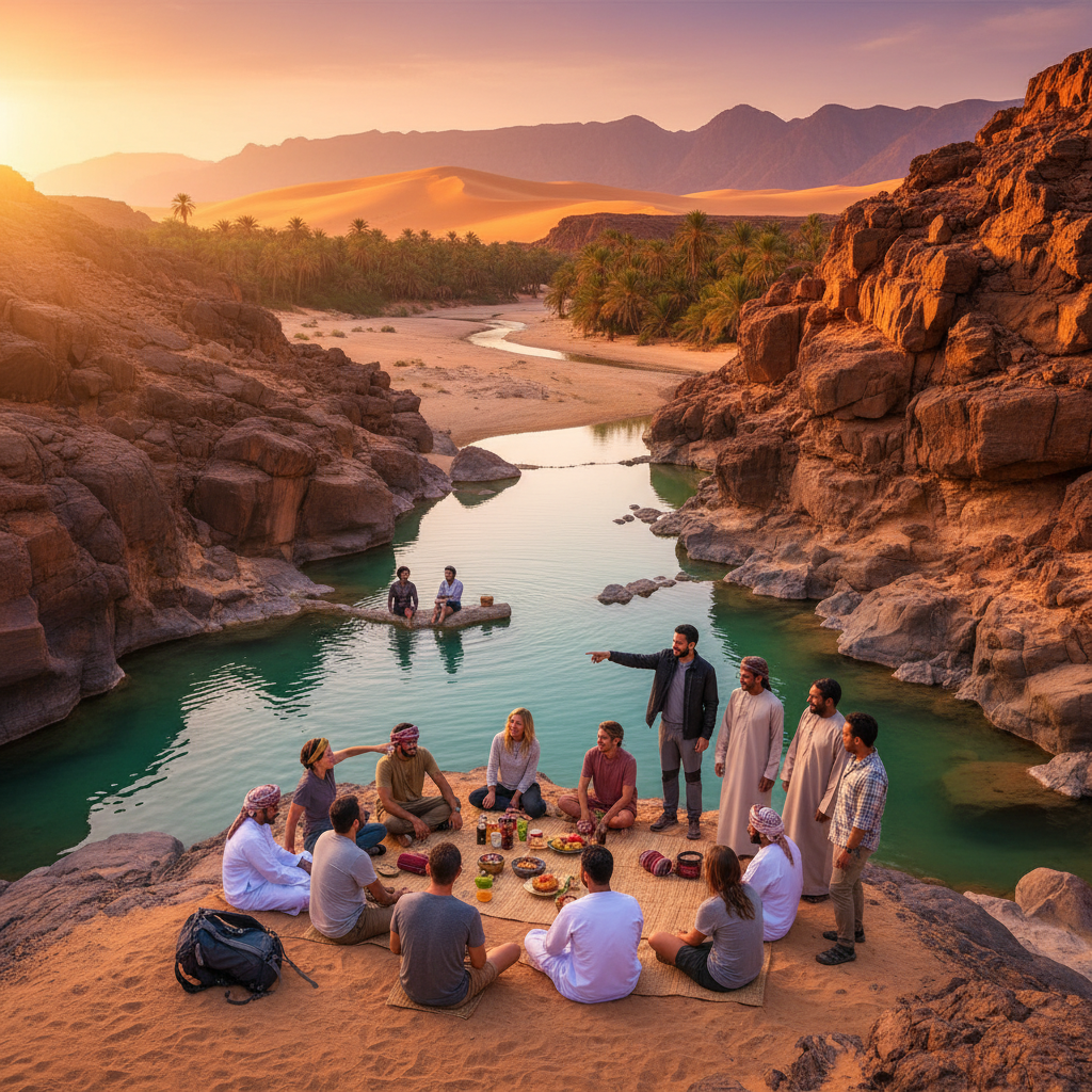 Oman diverse group connecting