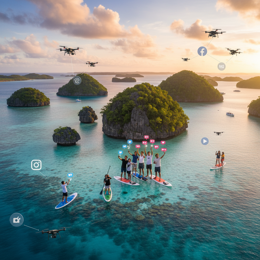 Palau social media trends