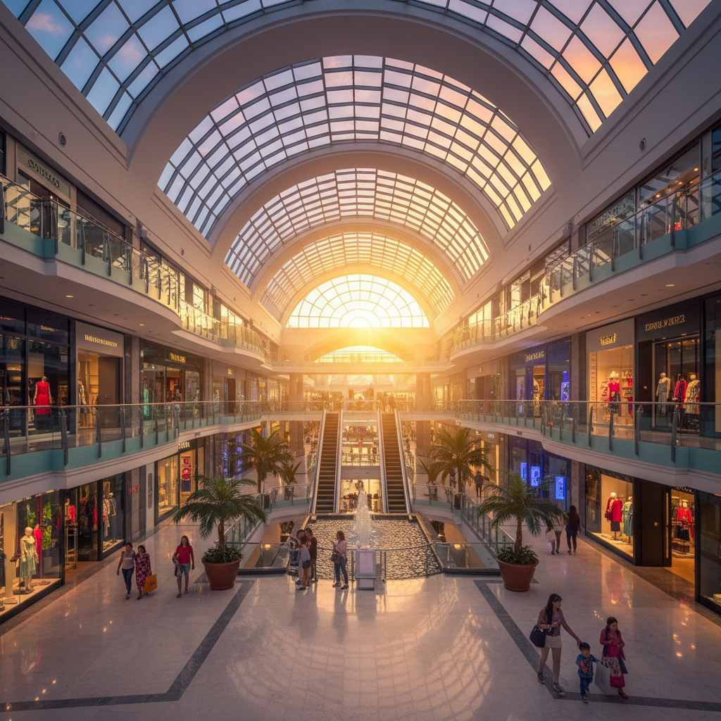 Panama shopping mall interior, horizontal