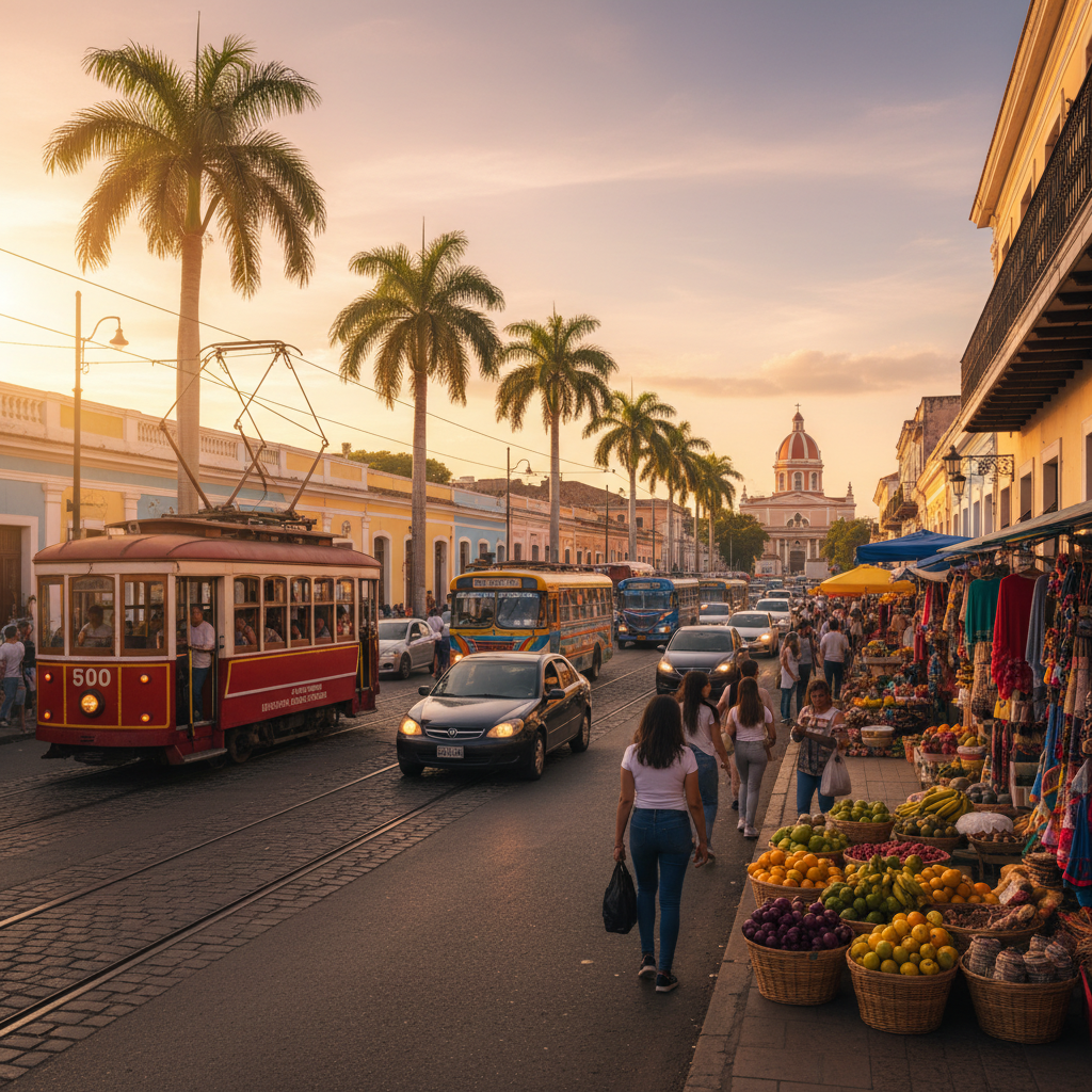 Asuncion Encarnacion Ciudad del Este Paraguay travel collage