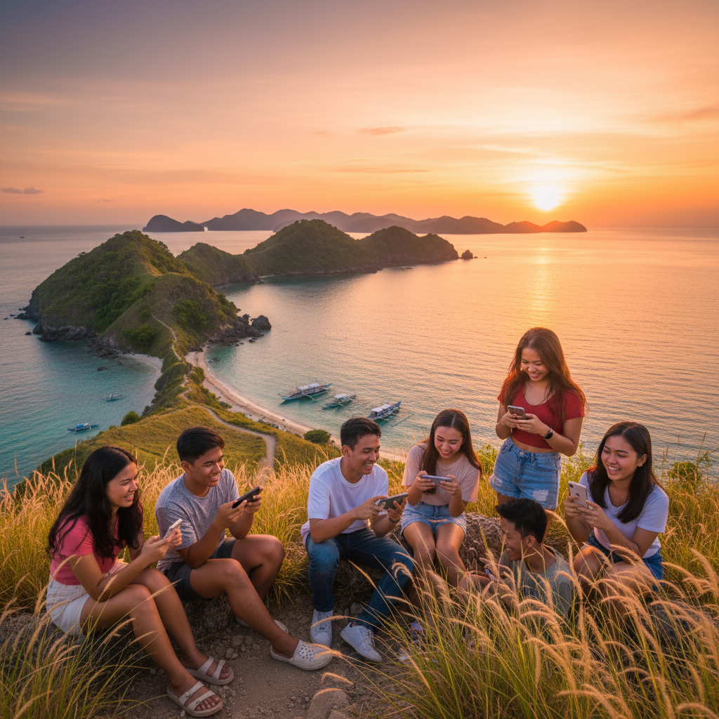 Filipino youth using smartphones trends horizontal