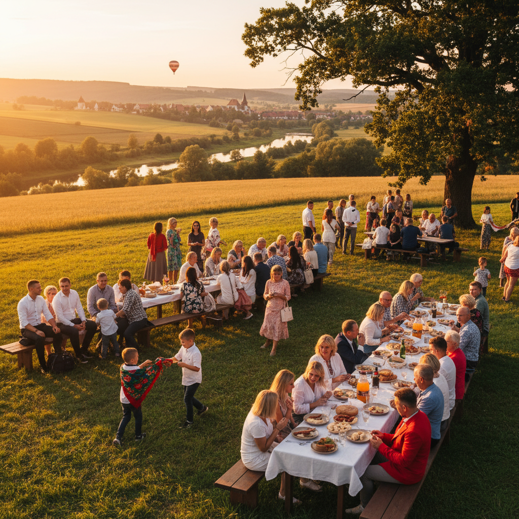 Poland diverse people social gathering connection community